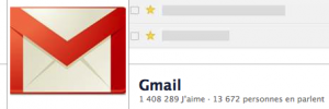 Gmail sur les réseaux sociaux