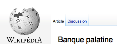 Banque Palatine sur Wikipédia