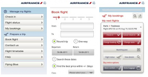 Air France application