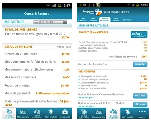 Les applications Bouygues Telecom