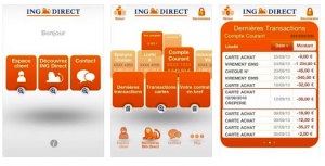 Les applications ING Direct